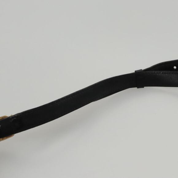 CELINE Shoulder Bag Leather Black Gold - Picture 8 of 12